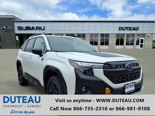 White Pearl 2026 Subaru Forester Wilderness