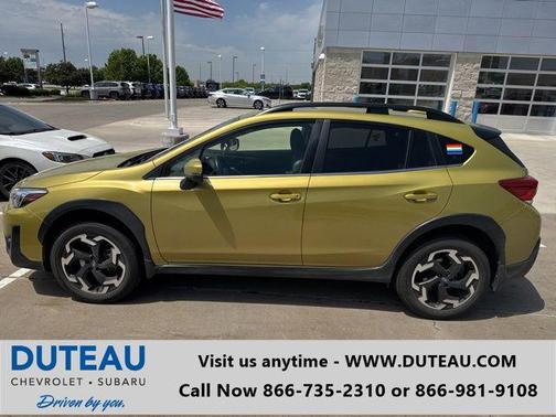 Plasma Yellow Pearl 2021 Subaru Crosstrek Limited