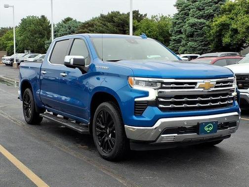 Glacier Blue Metallic 2022 Chevrolet Silverado 1500 LTZ