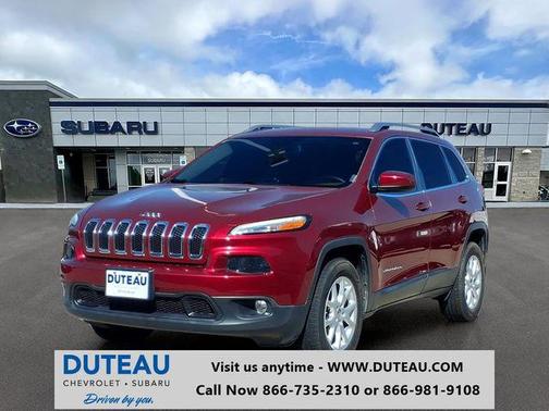 Deep Cherry Red Crystal Pearlcoat 2015 Jeep Cherokee Latitude