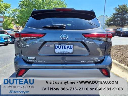 2022 Toyota Highlander Platinum