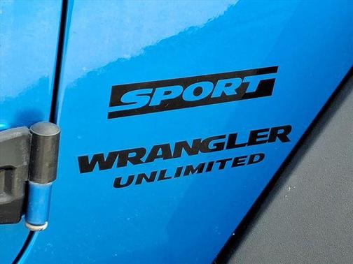 Hydro Blue Pearl Coat 2015 Jeep Wrangler Unlimited Sport