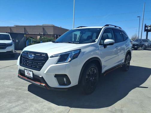 Crystal White Pearl 2023 Subaru Forester Sport