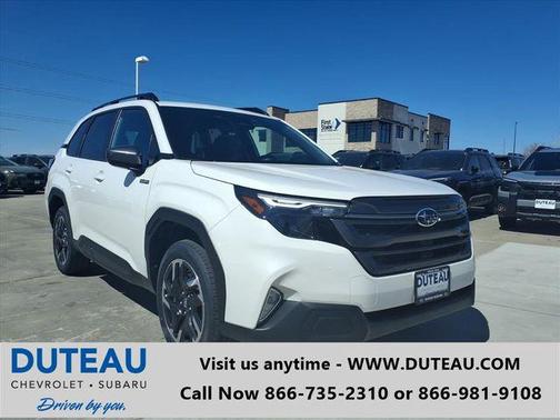 White Pearl 2026 Subaru Forester Hybrid Premium