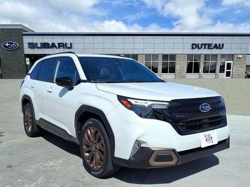 Crystal White 2025 Subaru Forester Sport