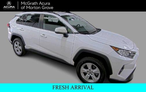 Super White 2019 Toyota RAV4 XLE