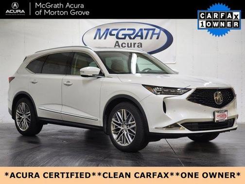 Platinum White Pearl 2023 Acura MDX Advance
