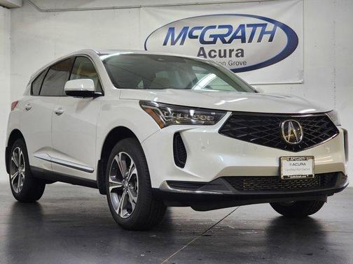 Platinum White Pearl 2025 Acura RDX Technology Package