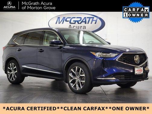 Fathom Blue Pearl 2024 Acura MDX Technology