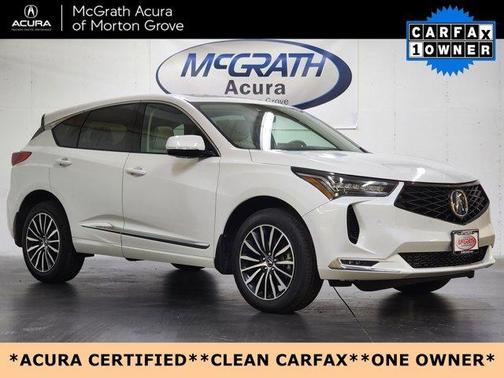 Platinum White Pearl 2025 Acura RDX Advance Package