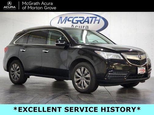 Crystal Black Pearl 2015 Acura MDX 3.5L Technology Package