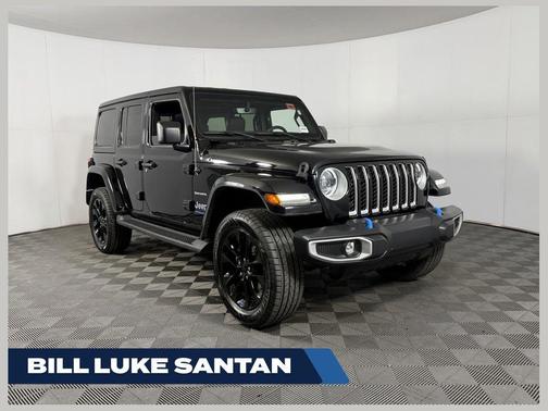 Black Clearcoat 2023 Jeep Wrangler 4xe Sahara