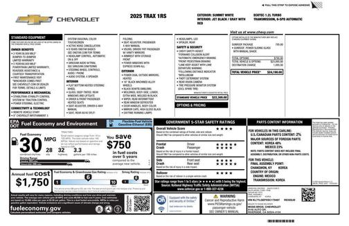 2025 Chevrolet Trax FWD 1RS