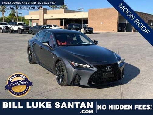 Gray 2023 Lexus IS 350 Base
