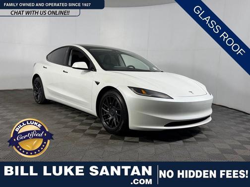 Pearl White Multi-Coat 2024 Tesla Model 3 Long Range