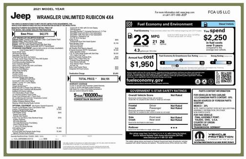 2021 Jeep Wrangler Unlimited Rubicon