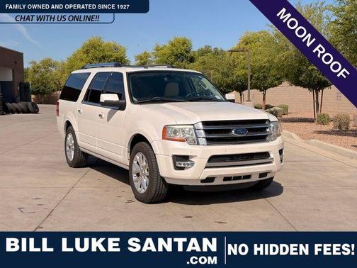 White Platinum 2017 Ford Expedition EL Limited