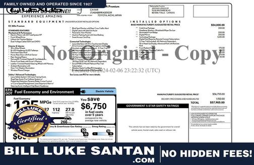 2024 Lexus RZ 300e Premium