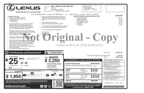 Caviar 2020 Lexus NX 300 Base