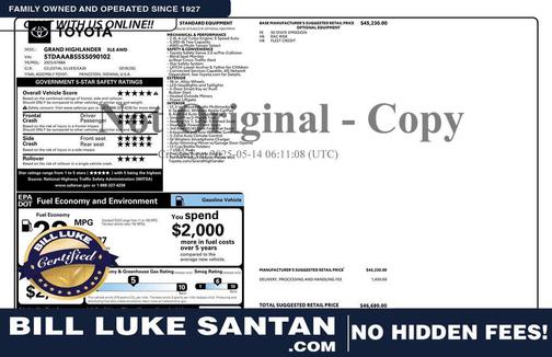 2025 Toyota Grand Highlander XLE