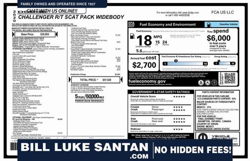 2020 Dodge Challenger R/T Scat Pack Widebody