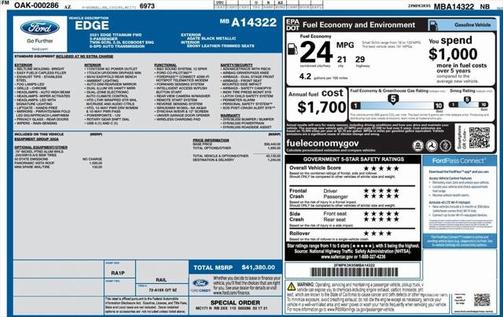 2021 Ford Edge Titanium