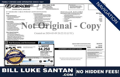 2024 Lexus TX 350 Premium