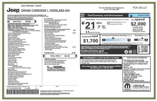 2022 Jeep Grand Cherokee L Overland