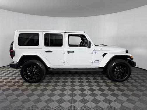 Bright White Clearcoat 2025 Jeep Wrangler 4xe Sahara