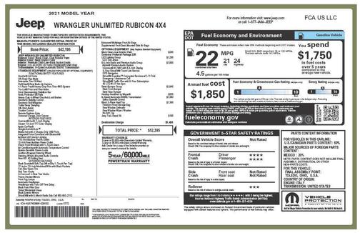 2021 Jeep Wrangler Unlimited Rubicon