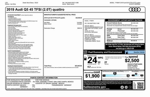 2019 Audi Q5 2.0T Premium