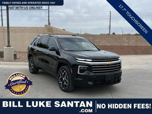 Mosaic Black Metallic 2025 Chevrolet Traverse High Country