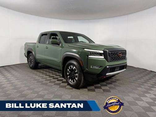 Tactical Green Metallic 2024 Nissan Frontier PRO-X