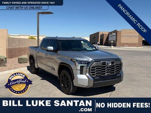 Celestial Silver Metallic 2025 Toyota Tundra Platinum