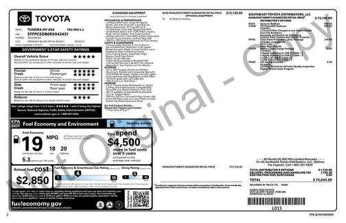 2024 Toyota Tundra Hybrid TRD Pro