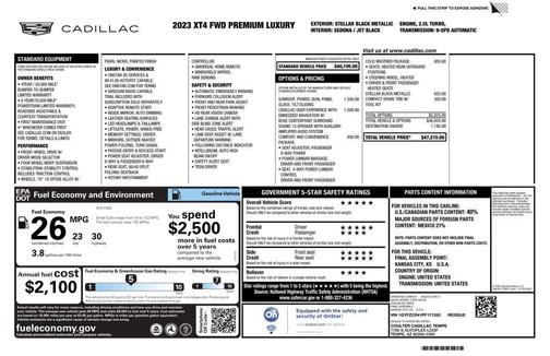 2023 Cadillac XT4 Premium Luxury