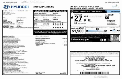 2021 Hyundai SONATA N Line