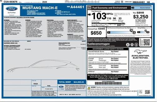 2022 Ford Mustang Mach-E Select