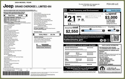 2024 Jeep Grand Cherokee L Limited