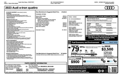 2023 Audi e-tron Premium quattro