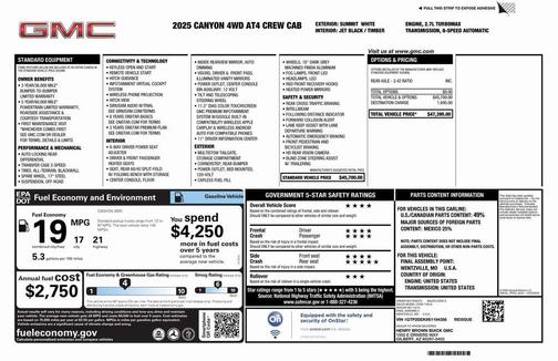 2025 GMC Canyon AT4