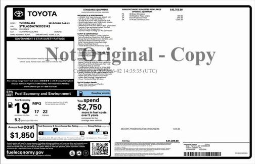 2022 Toyota Tundra SR5