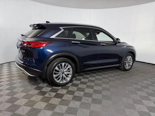 Hermosa Blue 2025 INFINITI QX50 Luxe AWD