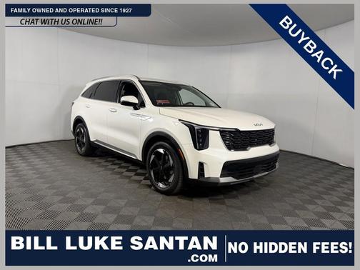 Snow White Pearl 2025 Kia Sorento Hybrid EX