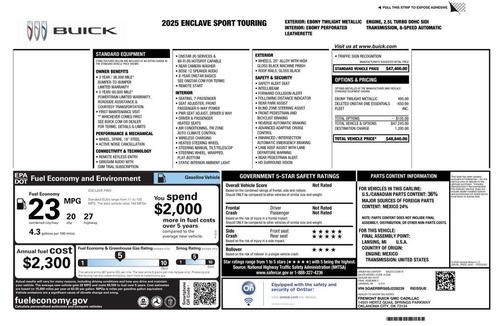 2025 Buick Enclave Sport Touring