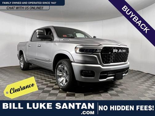 Billet Silver Metallic Clearcoat 2025 RAM 1500 Big Horn/Lone Star