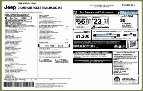 2022 Jeep Grand Cherokee 4xe Trailhawk
