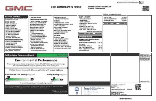 2025 GMC HUMMER EV Pickup 2X