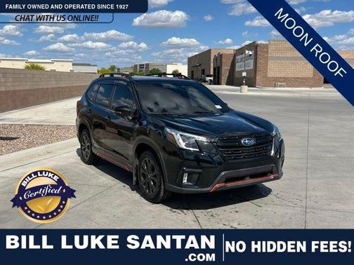 Crystal Black Silica 2023 Subaru Forester Sport