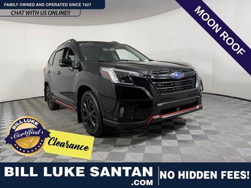 Crystal Black Silica 2023 Subaru Forester Sport